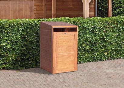 Containerberging enkel 75x75x135cm hardhout