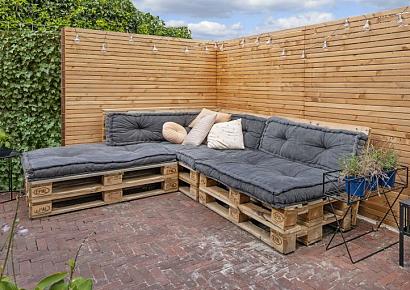 Tuinscherm Rhombus Klagenfurt 180x180cm recht douglas 30pl