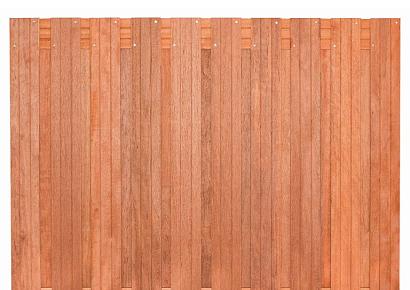 Tuinscherm Dronten 150x180cm recht hardhout 21pl