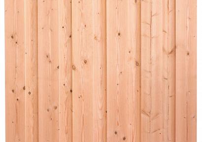 Tuinscherm Saarland 180x180cm recht fijnbezaagd douglas 11pl