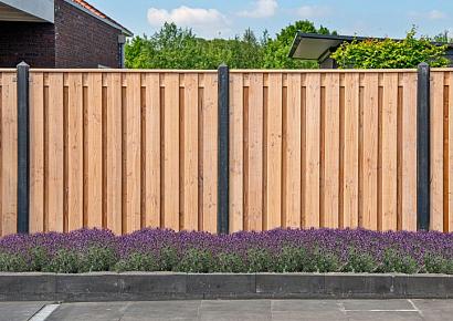 Tuinscherm Zwarte Woud 180x180cm recht douglas 21pl