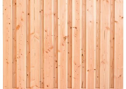 Tuinscherm Innsbruck 180x180cm recht fijnbezaagd douglas 19pl