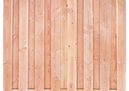 Tuinscherm Winterberg 180x180cm recht fijnbezaagd douglas 17pl