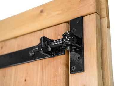 Opgeklampte deur 185x205cm dubbel LD dicht red class