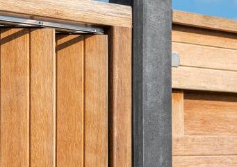 Flex Fence zelfbouwpakket excl. hout rvs lengte 220cm