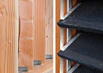 Flex Fence zelfbouwpakket excl. hout rvs lengte 220cm