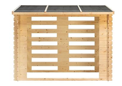 Openhaardhout berging 19mm Brandr (incl. dakleer)