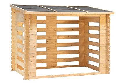 Openhaardhout berging 19mm Brandr (incl. dakleer)