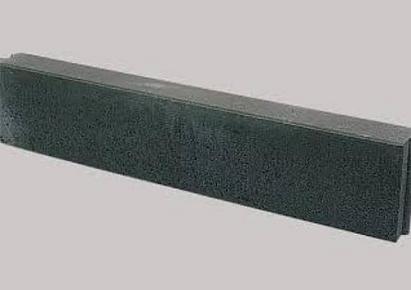 Opsluitband 10x35x100cm antraciet hd