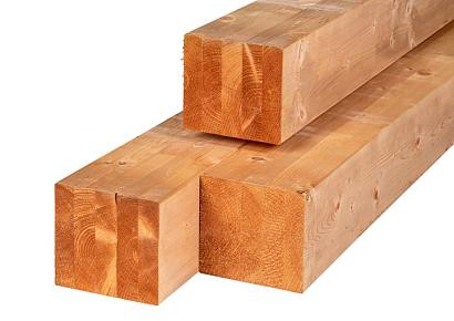 Pergolapaal 20x20x300cm red class trio verlijmd