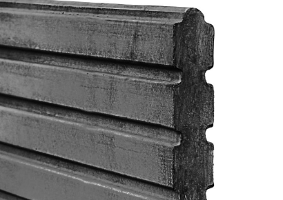 Deens rabat motiefplaat 4.8x26x184cm smal antraciet