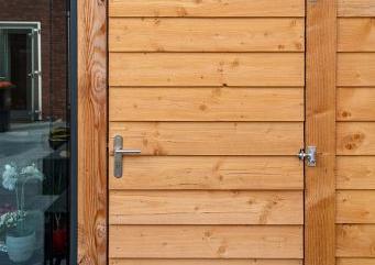 IJzeren deurframe met slotkastuitsparing 200x100cm gegalv verstelbaar scharnier 3 ogen