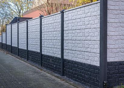 Romeins rotsmotiefplaat 4,8x26x184cm wit/grijs met mes en groef