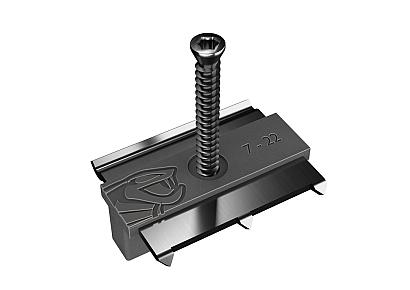 Cobra hybride clip 7-22 montageset voor bamboe 90st incl. schroeven 4,2x35 mm per set