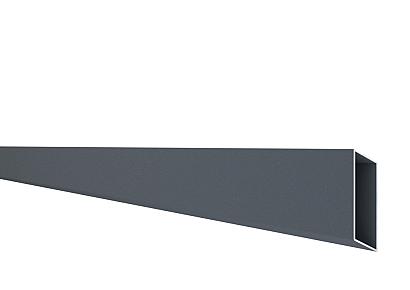 Boston alu Rhombus profiel 2,1x7,5x178cm RAL7016