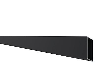 Boston alu Rhombus profiel zwart 2,1x7,5x178cm RAL9005