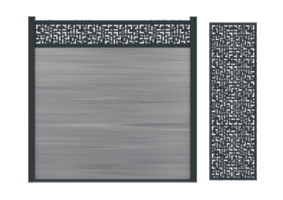 Boston Decopaneel Crios verticaal 0,2x58x182cm RAL7016