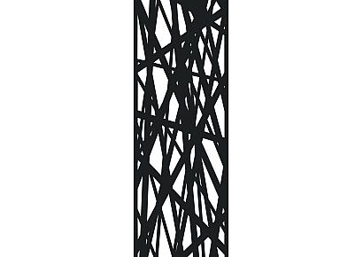 Boston Decopaneel Hera verticaal zwart 58x182cm dikte 2mm RAL9005