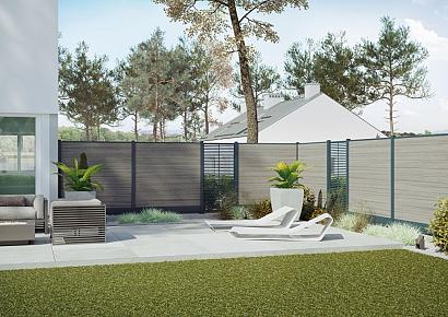 Boston Decopaneel Paxos verticaal 0,2x88x182cm RAL7016