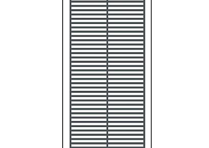 Boston Decopaneel Paxos verticaal 0,2x88x182cm RAL7016
