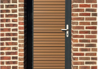 Boston maatwerk Enkele poort groot max (B) 200cm (H) 200cm incl. insteekslot