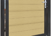 Boston maatwerk Enkele poort klein max (B) 200cm (H) 100cm incl. insteekslot