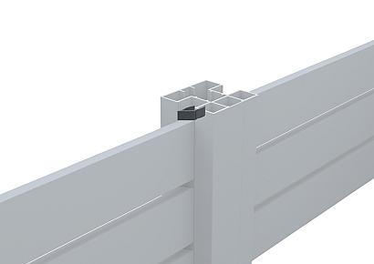 Boston plastic rhombus wedges zwart 15º-10mm 22st links + 22st rechts RAL9005
