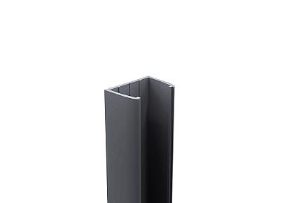 Boston wand hoekprofiel L-190cm RAL7016