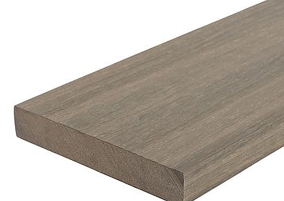 WPC 2,3x13,8x300cm Fiberdeck Premium massief Light Grey SE kantplank