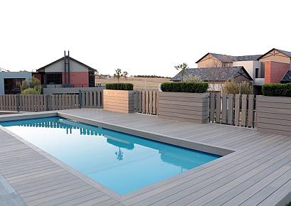 WPC 2,3x13,8x300cm Fiberdeck Premium RHK Light Grey