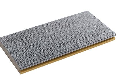 WPC 2,3x13,8x400cm Fiberdeck Vintage Lunar Grey/Cedar massief