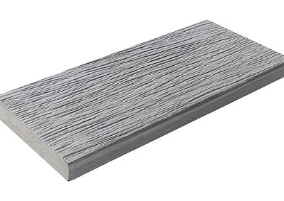 WPC 2,3x13,8x300cm Fiberdeck Vintage Lunar Grey kantplank massief