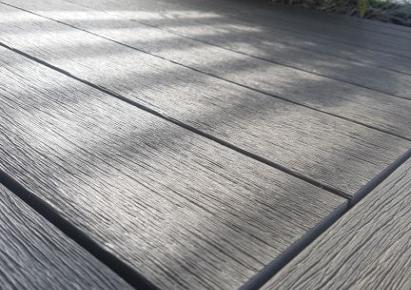 WPC 2,3x13,8x500cm Fiberdeck Vintage Lunar Grey/Cedar massief