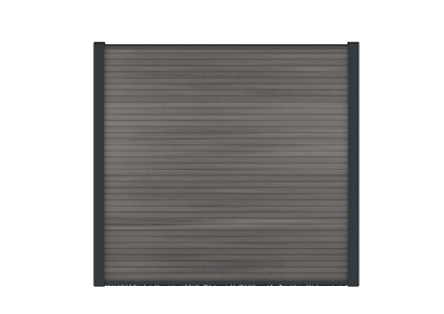 Fence Board WPC Modern Dark Grey 2,1x16x178cm (wb 15 cm)