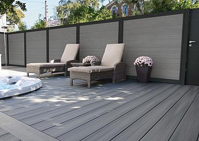 Fence Board WPC Premium XL Dark Grey 2,1x31x178cm (wb 30cm)