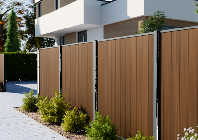 Fence Board WPC Premium Teak 2,1x16x178cm (wb 15cm)