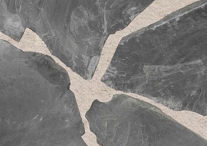 Flagstones Ultra black 3-4cm 70kg/m²