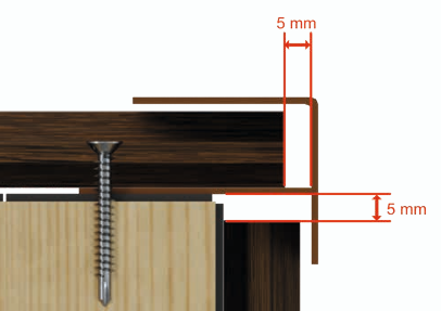 WEO Essential Gardenwall alu F-profiel Ipé 3,5x4,5x360cm