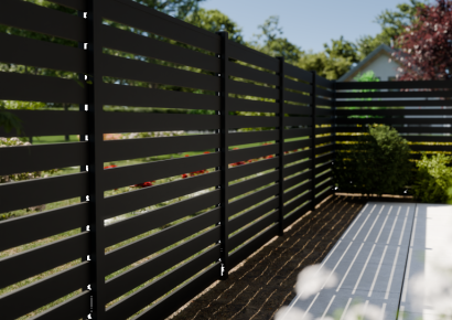 Boston alu lamel zwart 2,1x10x178cm RAL9005