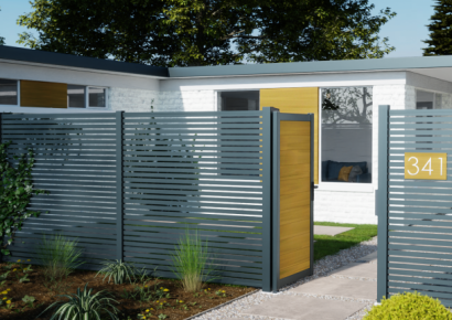 Boston Open alu lamel 2,1x4,5x178cm RAL7016