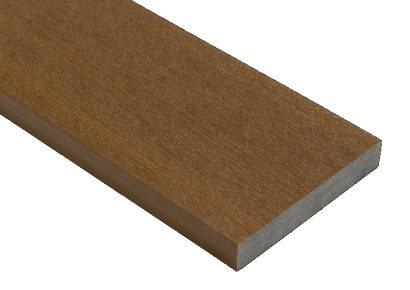 WPC 2,3x13,8x300cm Fiberdeck Harmony Indian Summer kantplank massief