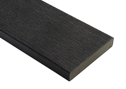 WPC 2,3x13,8x300cm Fiberdeck Vintage Graphite kantplank massief