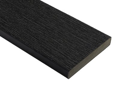 WPC 2,3x13,8x300cm Fiberdeck Vintage Graphite kantplank massief