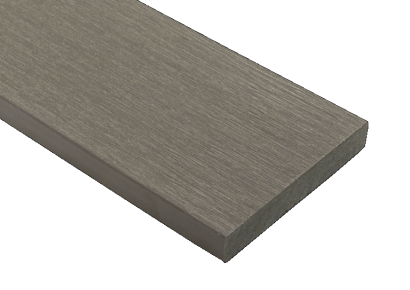 WPC 2,3x13,8x300cm Fiberdeck Vintage Lunar Grey kantplank massief