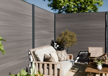Fence Board WPC Premium XL Light Grey 2,1x31x178cm (wb 30cm)