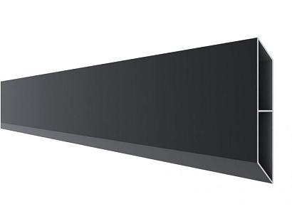 Boston alu Rhombus profiel zwart 2,1x15,5x178cm RAL9005