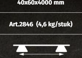 StructurAL alu 4x6x400cm