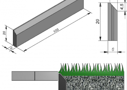 Opsluitband SansVue 6x20x100cm grijs