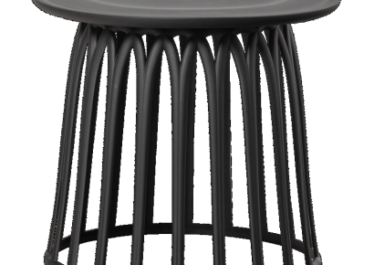 Boy tuin bijzettafel kunststof zwart