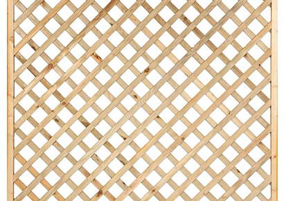 Trellis 180x180cm diagonaal geimp met rechte lijst